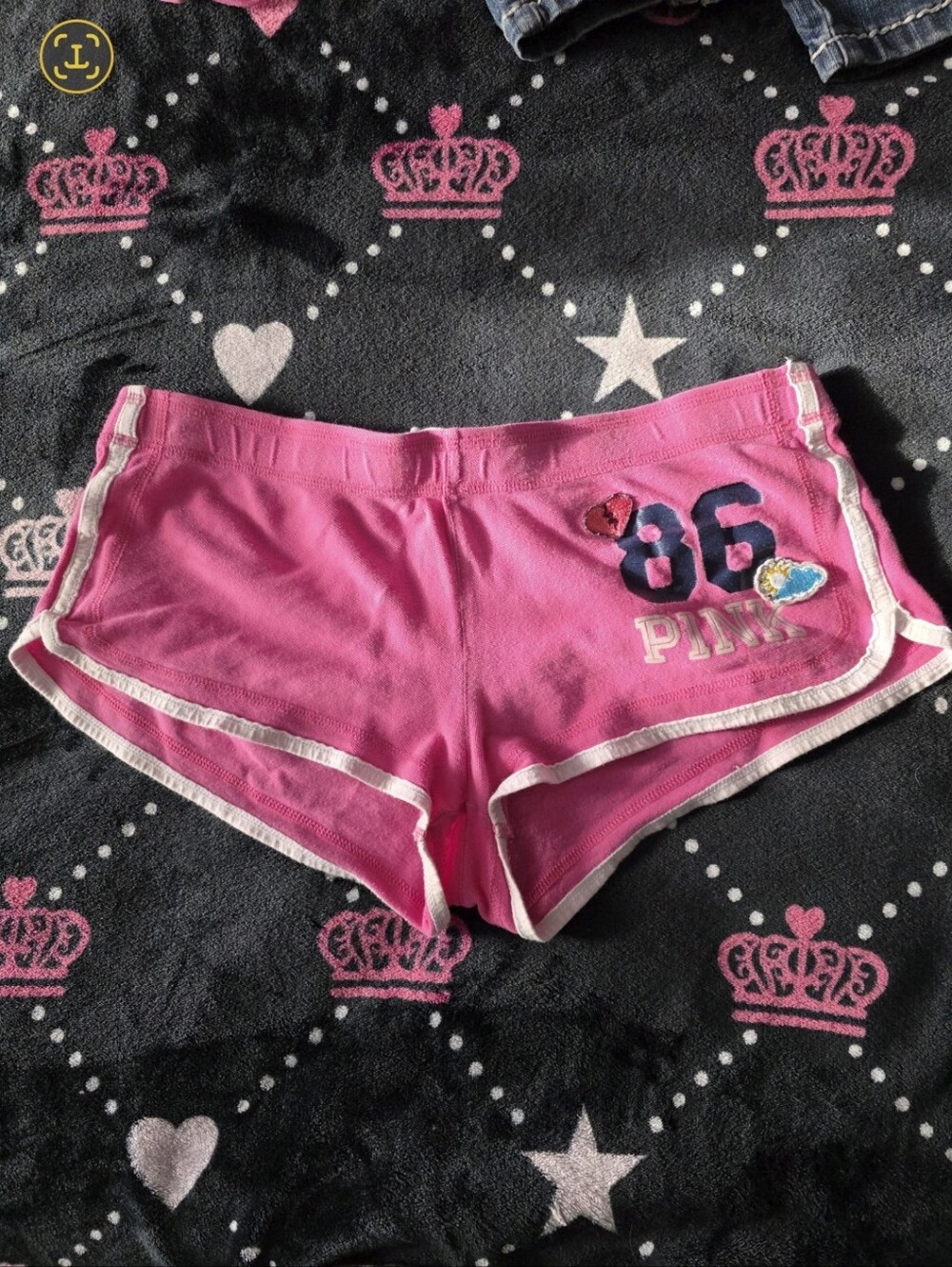 PINK Pink Low Waist Micro Mini Shorts
